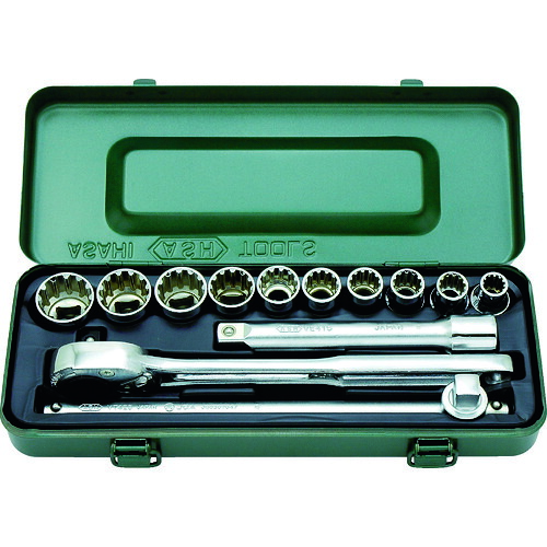 オレンジ色読みもの トラスコ中山 ＡＳＨ ハイブリットソケット書き割り１／２（１２．７）×１３ｐｃｓ VFS4100                       8502