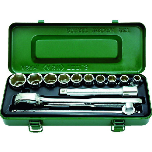 オレンジ色読みもの トラスコ中山 ＡＳＨ ６角ソケット鍵書き割り１２．７□×１３ＰＣＳ VJS4100                       8502