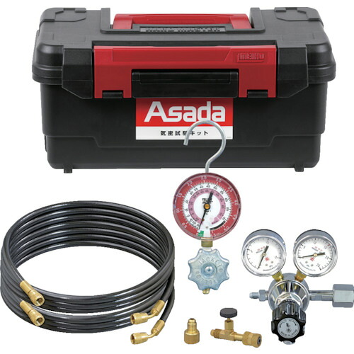オレンジ色読みもの トラスコ中山 Ａｓａｄａ 気密テスト作業一揃いの道具 XP681                         1006
