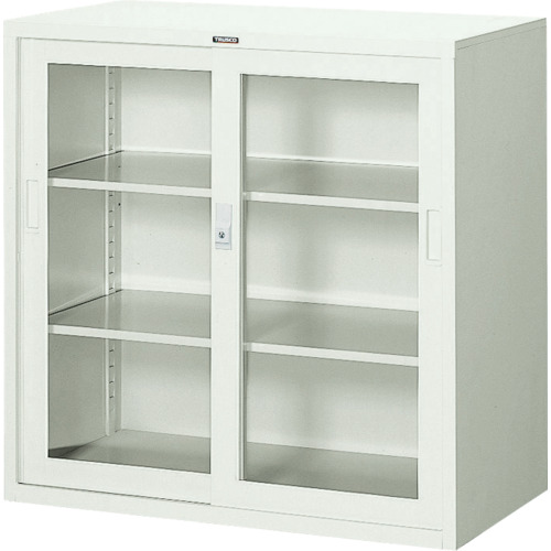 オレンジ色読みもの トラスコ中山 ＴＲＵＳＣＯ 標準尺度書庫（Ｄ５１５） 硝子引違 ８８０ＸＨ８８０ N303GW                        8000