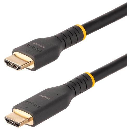 オレンジ色読みもの トラスコ中山 ＳｔａｒＴｅｃｈ ＨＤＭＩ ２．０ 有線テレビ／１０ｍ／４Ｋ６０Ｈｚ／アラミド衣料繊維強化／イコライザー内蔵／雄－雄／ＨＤＲ１０ RH2A10MHDMICABLE              3754