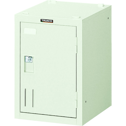 オレンジ色読みもの トラスコ中山 ＴＲＵＳＣＯ ミニロッカー １人用 ３００Ｘ４００ＸＨ４４０ 南京錠式 SHG1B                         8000