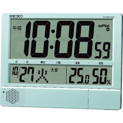 オレンジ色読みもの トラスコ中山 ＳＥＩＫＯ 放送番組鐘付き添い人電磁波時辰儀 SQ434S                        8695