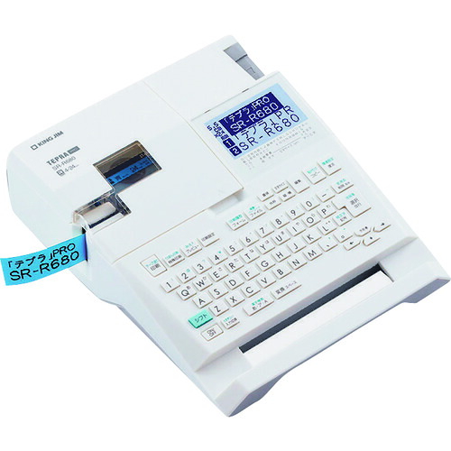 オレンジ色読みもの トラスコ中山 ＫＩＮＧ ＪＩＭ ラベルライターテプラＰＲＯ ＳＲ－Ｒ６８０ SRR680                        2050