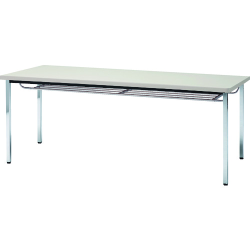 オレンジ色読みもの トラスコ中山 ＴＲＵＳＣＯ 話し合い用速見表 １８００Ｘ４５０ＸＨ７００ 下棚付 丸脚 ニュー薄墨色 TDST1845NG                    8000