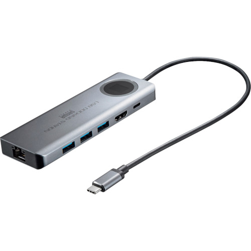 オレンジ色読みもの トラスコ中山 ＳＡＮＷＡ ＵＳＢ３．２Ｇｅｎ２相応うＴｙｐｅ－Ｃ縛ステイション USBDKM1                       3412