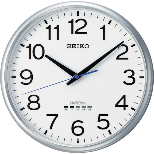 オレンジ色読みもの トラスコ中山 ＳＥＩＫＯ 電磁波掛け時計 ”セイコーネクスタイム ＺＳ２５３Ｓ” （変わり種電磁波時辰儀） ZS253S                        8695