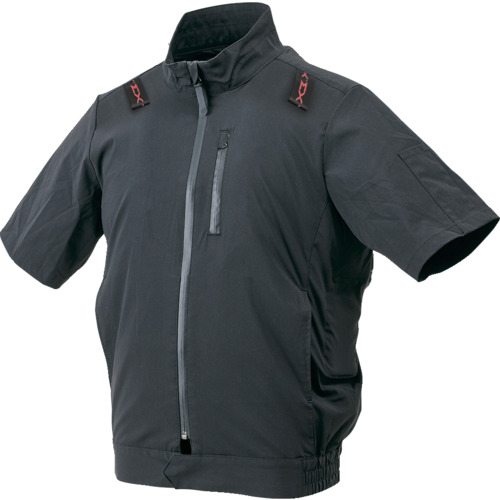オレンジブック トラスコ中山 ハラダ　ＥＸ．ＷＯＲＫＥＲＳ　Ｅ／Ｆウェア半袖ブルゾンＡＳ　ブラック　４Ｌ 33700817 6534｜CRECOTE　店 9,128円