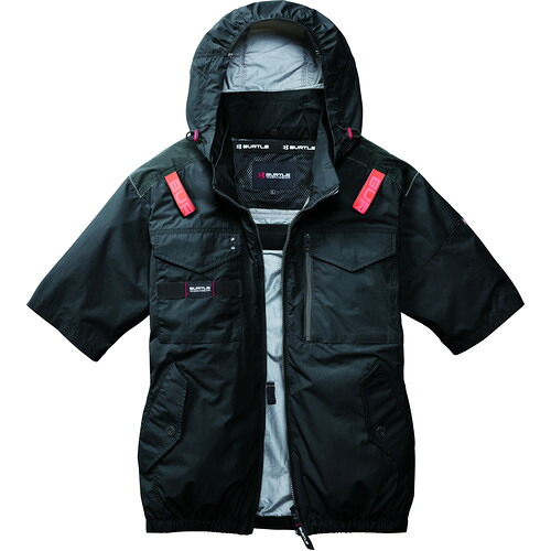 オレンジ色読みもの トラスコ中山 ＢＵＲＴＬＥ ＡＣタクティカル半袖上衣 ＡＣ１１５６－３５－３ＸＬ 黒いこと AC1156353XL                   6435