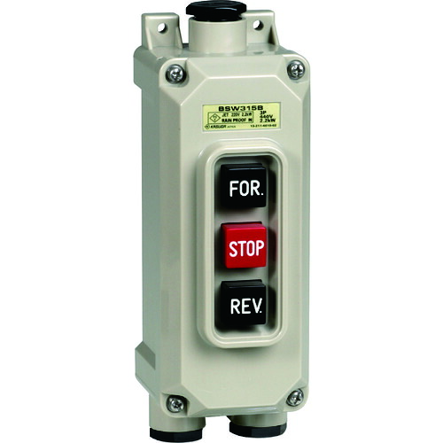 オレンジ色読みもの トラスコ中山 春日電機 動力用開閉器 ＢＳＷ３１５Ｂ３ BSW315B3