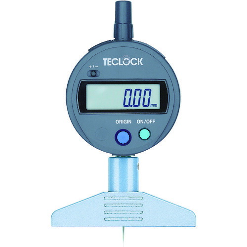 オレンジ色読みもの トラスコ中山 ＴＥＣＬＯＣＫ デジタルデプスゲージ 位置づける活動の領域０～１２粍 DMD-210S2