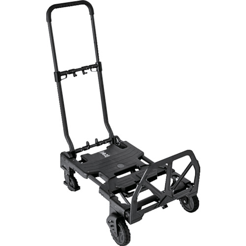 オレンジ色読みもの トラスコ中山 洒落男 フラットカートツーバイフォー 黒いこと Ｗ６４０×Ｄ３８５ FCART2X4BK                    4045