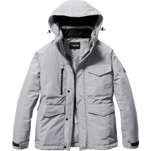 オレンジ色読みもの トラスコ中山 ＢＵＲＴＬＥ 雨合羽防寒上衣７６２０－９１－Ｍ白いもの 762091M                       6435