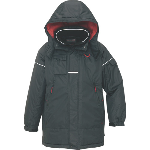 オレンジブック トラスコ中山 アイトス 【在庫限りで今季完売】 防寒コート ブラックL AZ6060010L 1392|CRECOTE 店