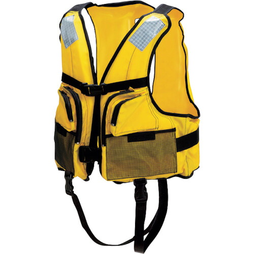 オレンジ色読みもの トラスコ中山 ＯＣＥＡＮＬＩＦＥ 小型舟・船用生命現象上衣 黄色 ＴＹＰＥ Ａ BW2003AYL                     1663