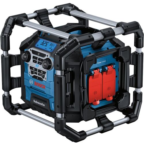 オレンジ色書き付け トラスコ中山 ボッシュ 一こまラジオ受信機 GPB18V5C                      6250