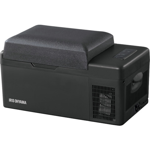 オレンジ色読みもの トラスコ中山 ＩＲＩＳ ５７４５４７ 携帯型 冷蔵凍結器 ２０Ｌ 黒いこと IPD2AB                        1256