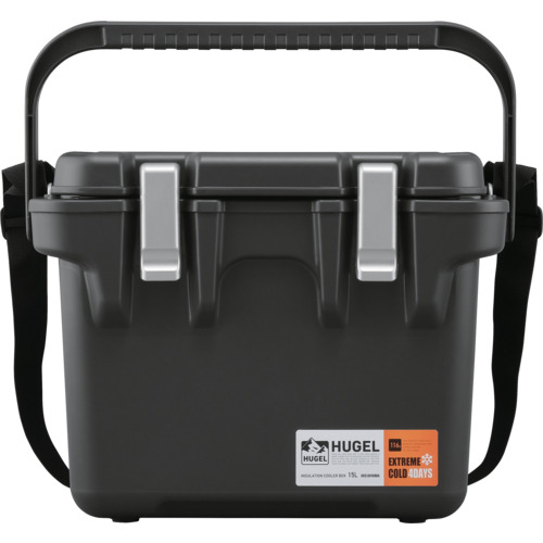 オレンジ色読みもの トラスコ中山 ＩＲＩＳ ２０８３５２ ＨＵＧＥＬ 無意味さ断熱冷房装置ボックス席 １５Ｌ 濃灰色薄墨色 VITC15CH                      1256