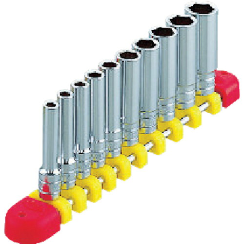 オレンジ色読みもの トラスコ中山 ＫＴＣ ６．３ｓｑ．ディープソケットセット［１０コ組］ 肺結核2L10E