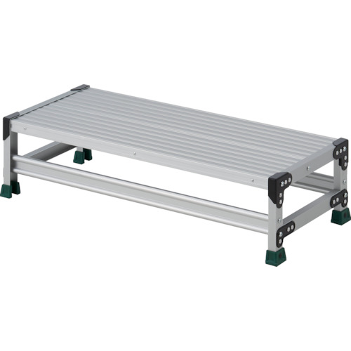 オレンジブック トラスコ中山 TRUSCO 作業用踏台 1段 高さ0.25m 天板1000×400 TSF-11025|CRECOTE 店