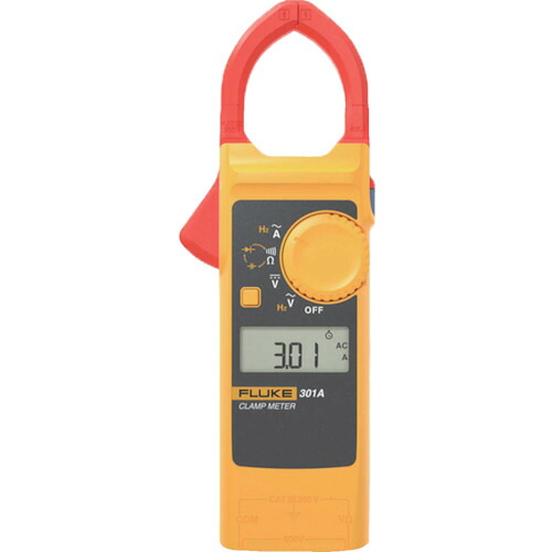 オレンジ色書き付け トラスコ中山 ＦＬＵＫＥ ＡＣ／コロンビア特別区クランプ・メーター ３０１Ｅ 301E                          6366