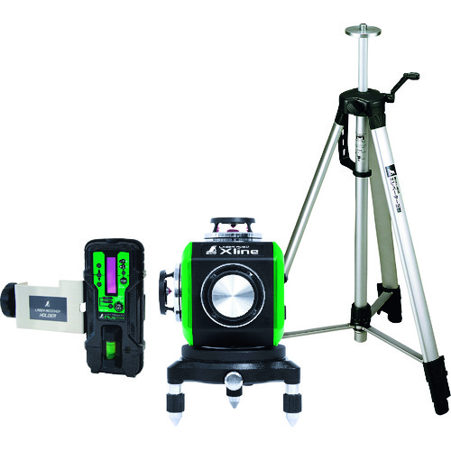オレンジブック トラスコ中山 シンワ レーザーロボ Xline グリーン 受光器・三脚セット 71618 3035|CRECOTE 店
