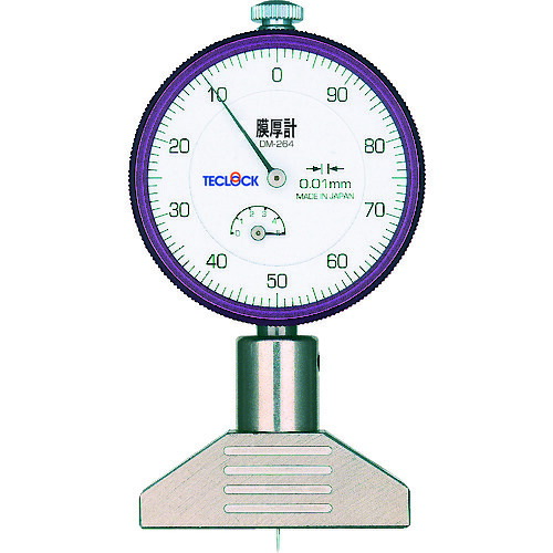 オレンジ色読みもの トラスコ中山 ＴＥＣＬＯＣＫ ダイヤルデプスゲージ 位置づける活動の領域０～５粍 DM264                         4066