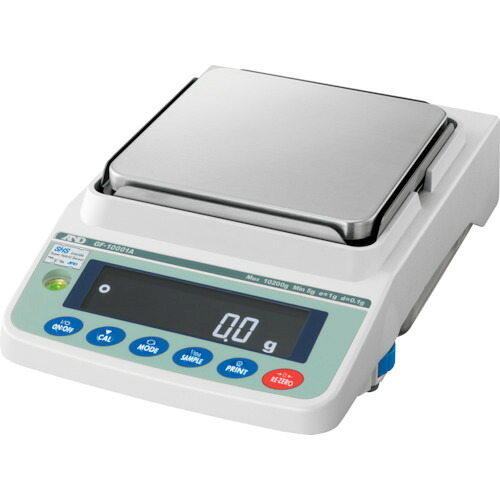 オレンジ色読みもの トラスコ中山 Ａ＆Ｄ 汎用陰電子天びん １０２００ｇ／０．１ｇ GF10001A                      8503