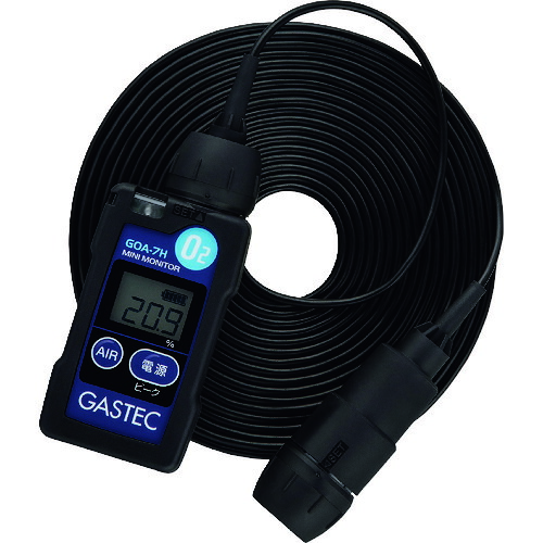 オレンジ色読みもの トラスコ中山 ＧＡＳＴＥＣ とり備える形O濃さ命令すること注意報計（５ｍセンサコード付） GOA7HS                        2031