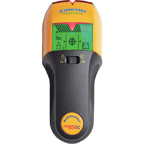 オレンジ色読みもの トラスコ中山 ＺＩＲＣＯＮ 壁裏さがし当てる器 マルチスキャナ（ＴＭ）ＨＤ９５０Ｃ 固定ディスク950C                        3648
