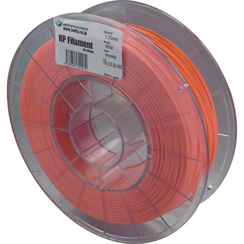 オレンジ色読みもの トラスコ中山 ホッティーポリマー ＨＰ繊維《百貨店軟らかい手合い》オレンジ色 HPFOR500                      6441
