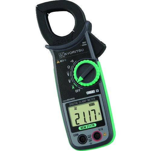 オレンジ色読みもの トラスコ中山 ＫＹＯＲＩＴＳＵ ２１１７Ｒ 遣り取り電流価値付ける用クランプメータ KEW2117R                      2466