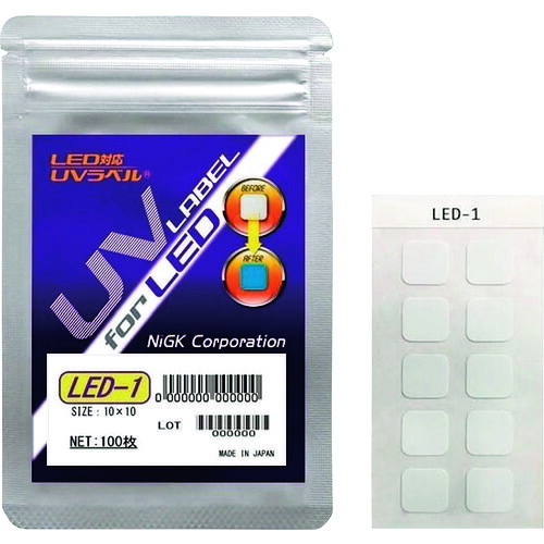 オレンジ色読みもの トラスコ中山 日油技研 ＬＥＤ相応う ＵＶ付け紙 LED1                          5099