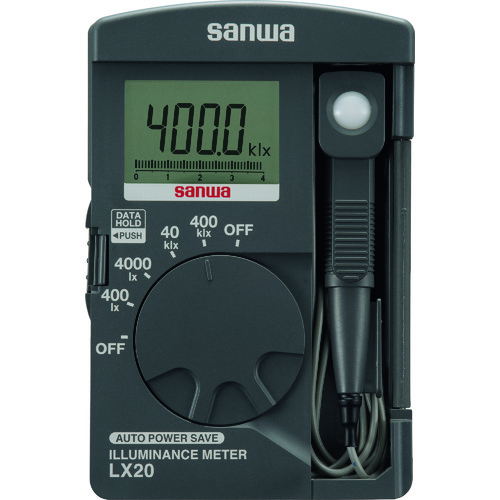 オレンジ色読みもの トラスコ中山 ＳＡＮＷＡ 照明計 LX20                          3288