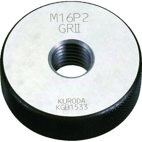 オレンジ色読みもの トラスコ中山 クロダ ねじゲージ Ｍ２４Ｐ２ ＷＲ２ M24P2WR2                      2217