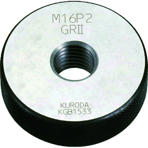 オレンジ色読みもの トラスコ中山 クロダ ねじゲージ Ｍ３．５Ｐ０．６ ＩＲ２ M3.5P0.6IR2                   2217