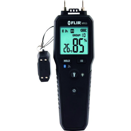 オレンジ色読みもの トラスコ中山 ＦＬＩＲ ＭＲ５５ 水分計 MR55                          6353