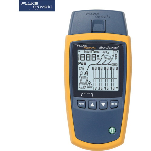 オレンジ色読みもの トラスコ中山 ＦＬＵＫＥ ＮＥＴ ＭＩＣＲＯＳＣＡＮＮＥＲ２ ケーブルビューワー MS2100                        6663