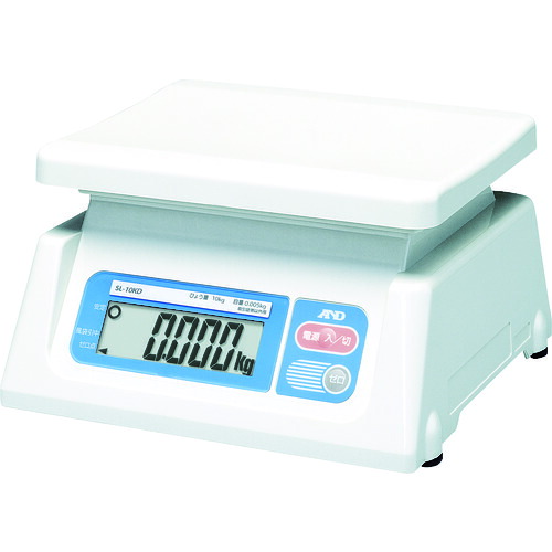 オレンジ色読みもの トラスコ中山 Ａ＆Ｄ デジタルはかり ひょう量１０ｋｇ 両面見せびらかす手合い SL10KD                        8503
