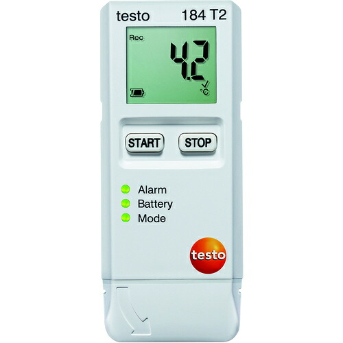 オレンジ色読みもの トラスコ中山 ＴＥＳＴＯ 体温資料ロガー ｔｅｓｔｏ １８４ Ｔ２（１５０日） TESTO184T2                    4325