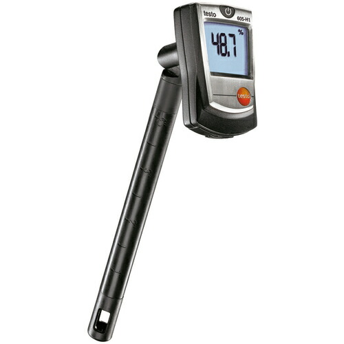 オレンジ色読みもの トラスコ中山 ＴＥＳＴＯ 温湿度計 ｔｅｓｔｏ ６０５－Ｈ１ 突っ支い棒続きもの TESTO605H1                    4325