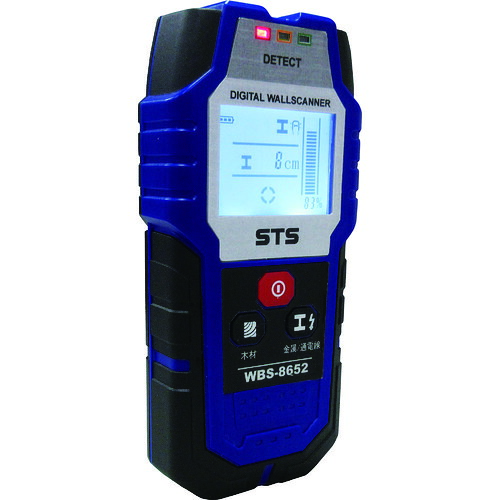 オレンジ色書き付け トラスコ中山 ＳＴＳ デジタル壁裏検出器 ＷＢＳ－８６５２ WBS8652                       1316