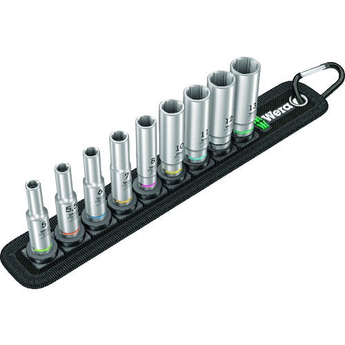 オレンジ色読みもの トラスコ中山 Ｗｅｒａ Ｂｅｌｔ Ａ １ディープソケットベルトセット １ 004525                        1361