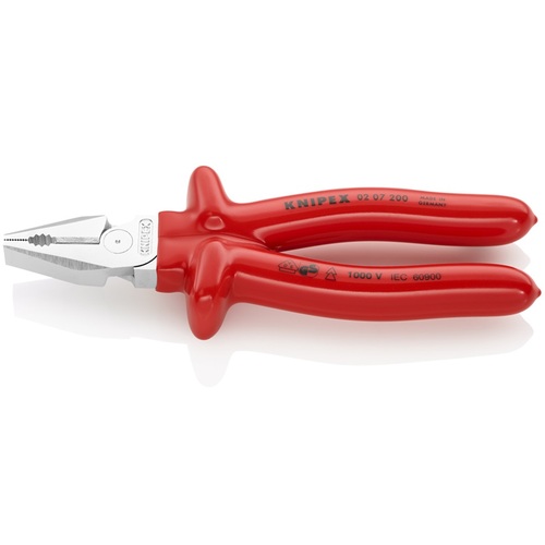 オレンジ色読みもの トラスコ中山 ＫＮＩＰＥＸ 不成立豪然たる型プライヤー １０００Ｖ不成立 ディップコートハンドル ２００粍 0207200                       2316