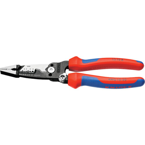 オレンジ色読みもの トラスコ中山 ＫＮＩＰＥＸ 多役立つことプライヤー（プラスチックグリップ） 13728                         2316