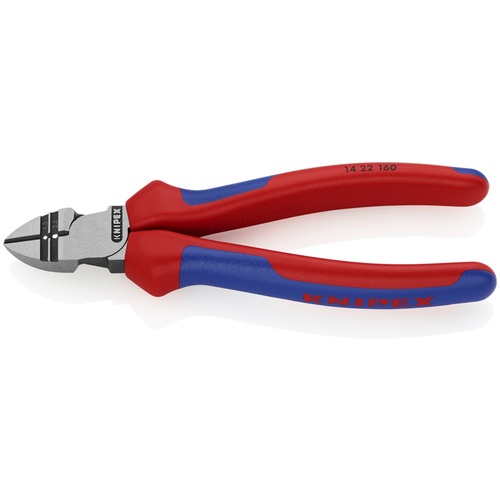 オレンジ色読みもの トラスコ中山 ＫＮＩＰＥＸ 覆いかぶせる剥き穴付ニッパー １６０粍 1422160                       2316