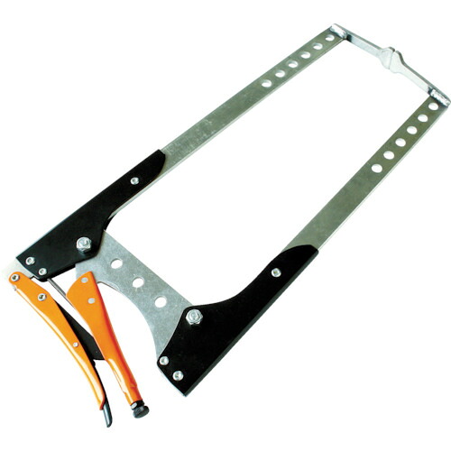 オレンジ色読みもの トラスコ中山 ＧＲＩＰ－ＯＮ 【売切廃番】 軽銀Ｇ型手持ち部分ペンチ ７８５粍 14432                         2324