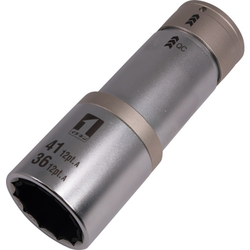 オレンジ色読みもの トラスコ中山 ＭＵＳＴＴＯＯＬ ＱＣソケット ダブル ３６／４１粍 １２角 ＩＭ－６Ｗ３６４１ＩＳＬ－１２Ｋ 19878                         7278