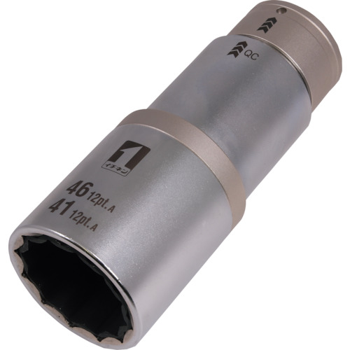 オレンジ色読みもの トラスコ中山 ＭＵＳＴＴＯＯＬ ＱＣソケット ダブル ４１／４６粍 １２角 ＩＭ－６Ｗ４１４６ＩＳＬ－１２Ｋ 19879                         7278