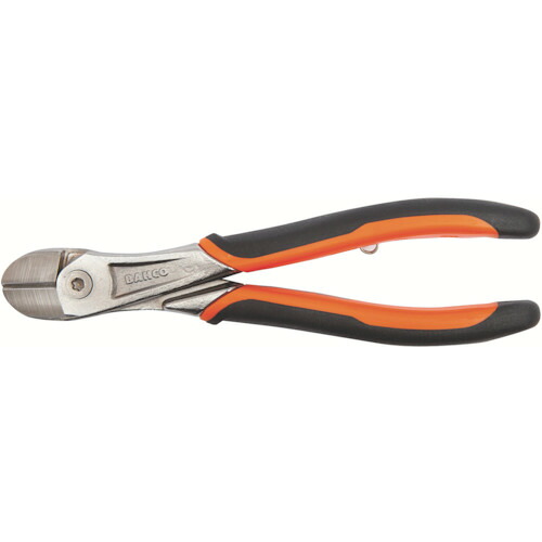 オレンジ色読みもの トラスコ中山 ＢＡＨＣＯ エルゴ ＨＤニッパー メッキ印字機 洋琴線切りおとすΦ３．０粍 全長２００粍 21HDGC200IP                   8513